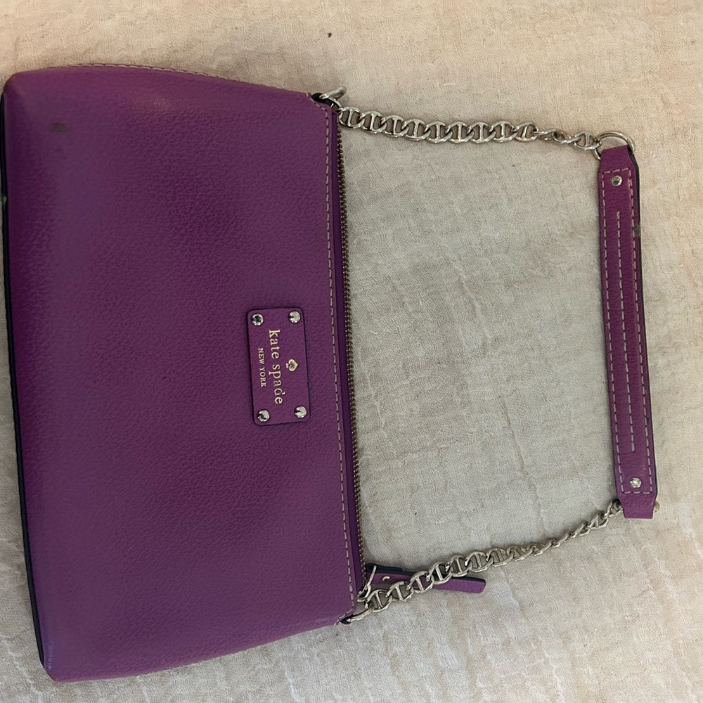 Kate Spade purple clutch